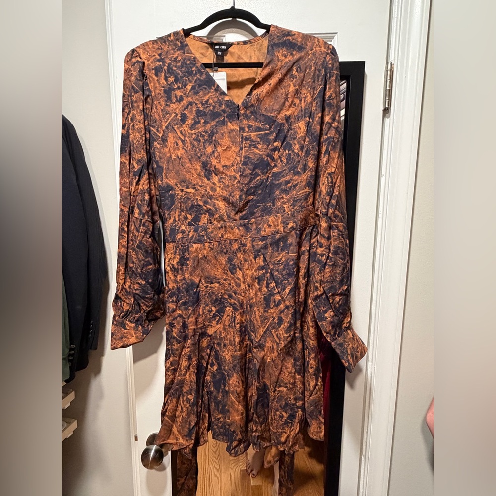 Joselyn Mini Dress - Brown Marble
